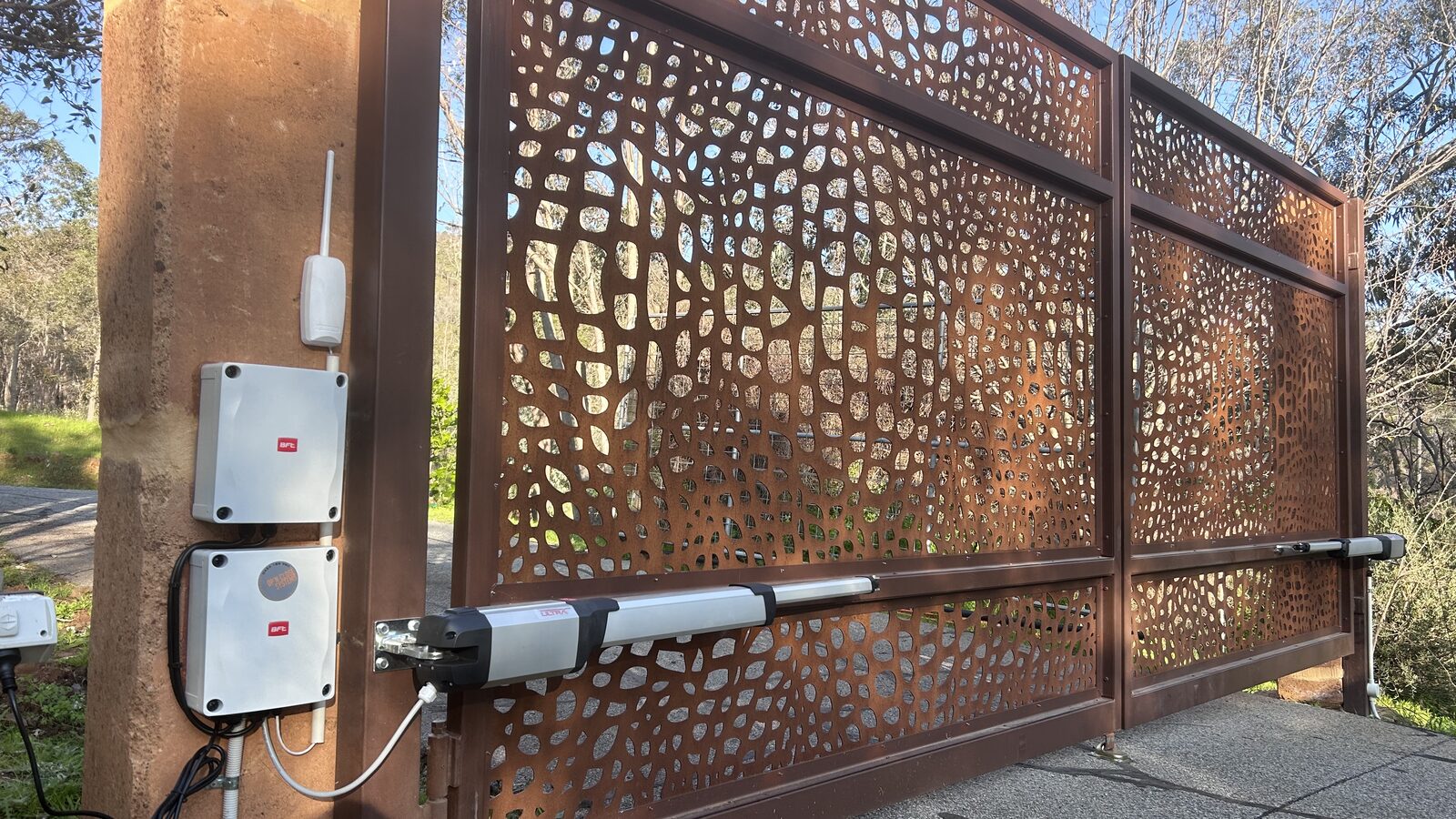 Custom designed gate, Darlington